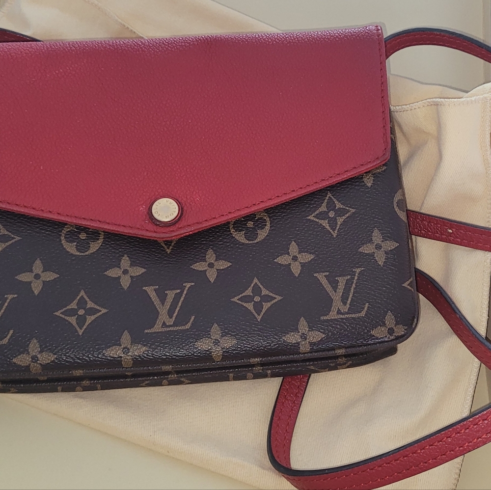 Louis Vuitton RED MONOGRAM CANVAS